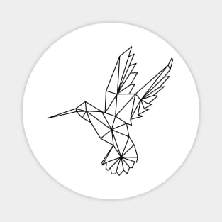 Geometric hummingbird Magnet